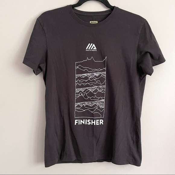 Mavic Black MTB Mountain Bike Haute Route Cotton T-shirt - S, Unisex - Picture 6 of 7